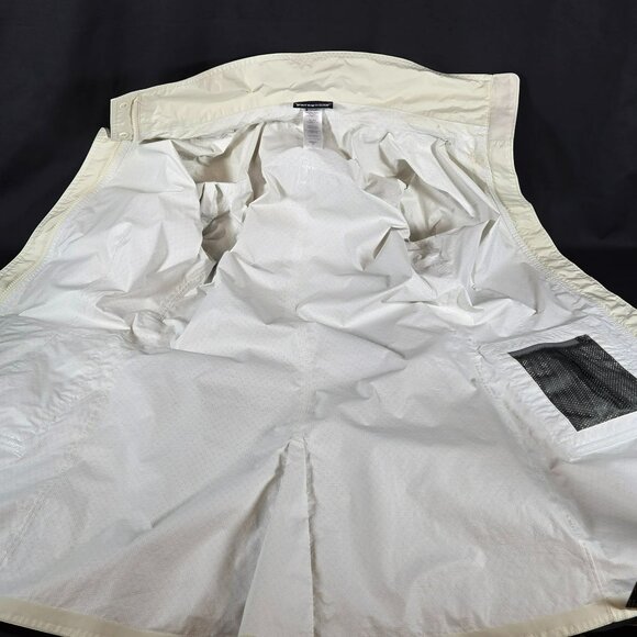 Patagonia Torrentshell Trench Coat Rain Jacket Style 27196 Womens XL Ivory White - Picture 13 of 16